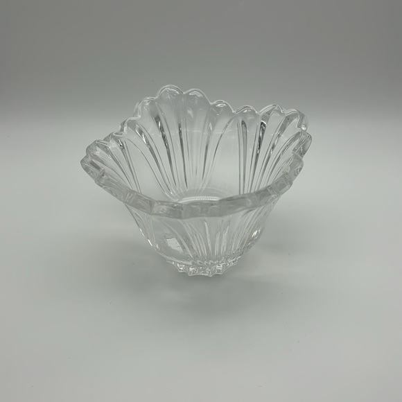 Small Square Round 3”x4” Glass Decorative Bowl For: Candy Dip Nuts, Bare-ware - Picture 3 of 11